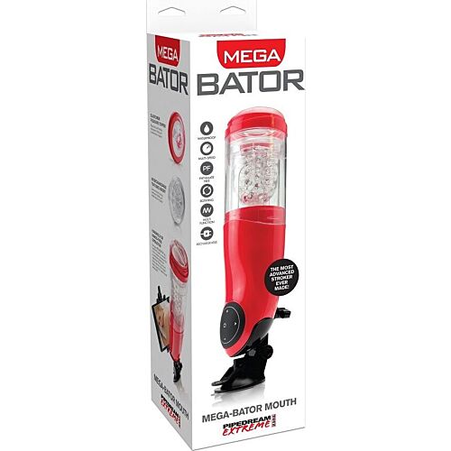 Mandlig Masturbator Extreme Toyz Mega Bator med Vibrerende Funktion