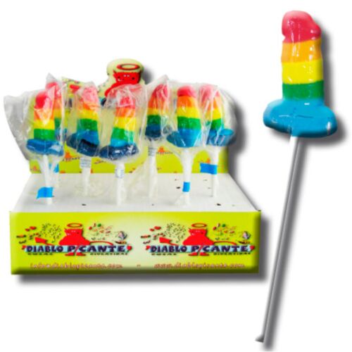 Gummy Lollipop PRIDE - Blandet Frugt Smage