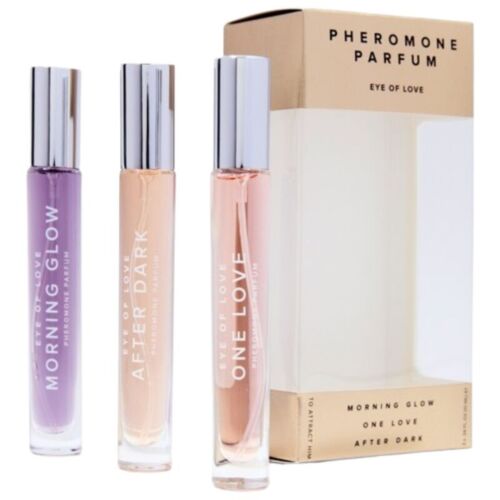 Feromonparfume Sæt Eye of Love - Morning Glow, One Love, After Dark