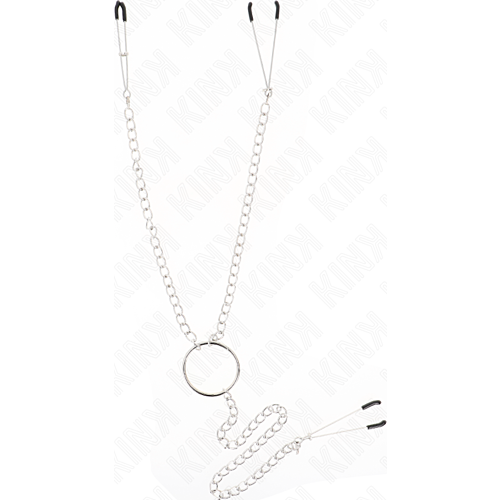 Brystvorte Klemmer KINK Model 1 med Kæde til BDSM Leg