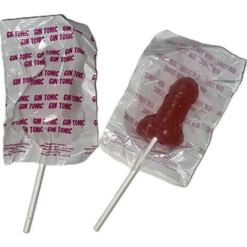DIABLO GOLOSO Gin Tonic Jordbær Penis Slikkepind