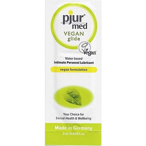 Vandbaseret Glidecreme PJUR MED Vegan Glide 2 ml