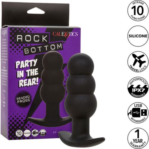 Analprop CALEXOTICS Rock Bottom med 10 vibrationer