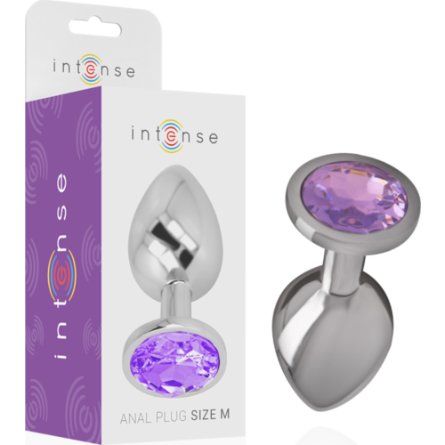 Anal Plug INTENSE med diamantjuvel størrelse M