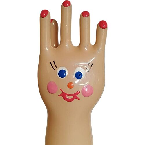 Novelty Kondom CONDOMERIE Big Happy Hand XL - Håndmalet