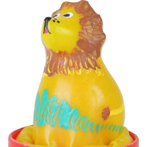 Kondomer CONDOMERIE Siddende Løve Håndmalet