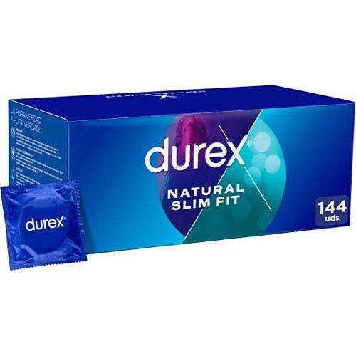 Kondomer DUREX Natural Slim Fit 144 Enheder