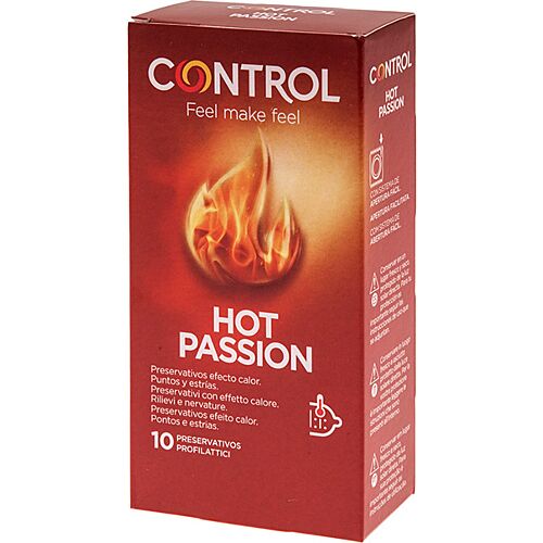 Control Hot Passion Kondomer med Varmende Effekt