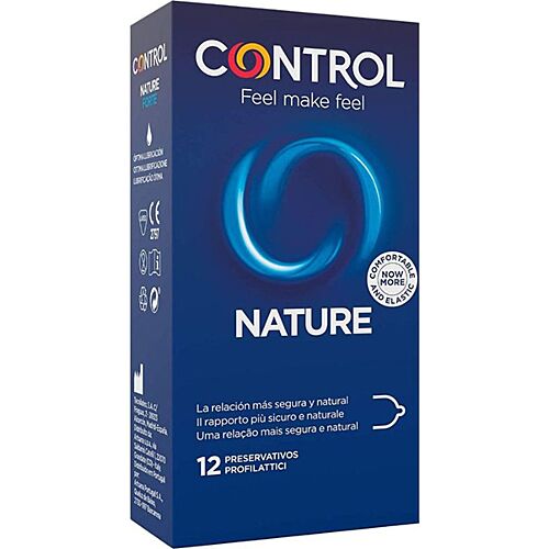 Control Kondomer 12 Stk - Gennemsigtig Naturgummi