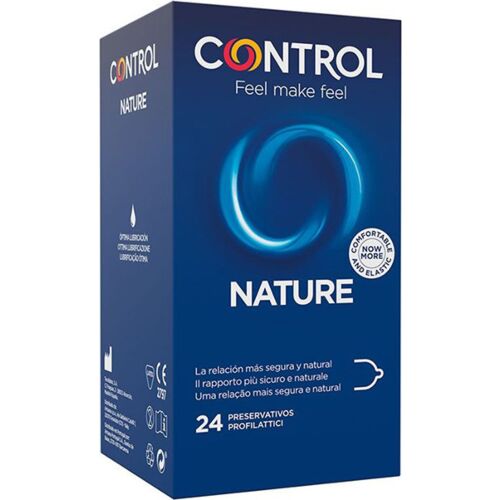 Control Kondomer 24 Stk - Naturlatex med Glidecreme