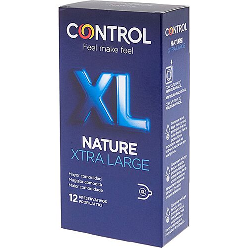 Control Adapta Nature XL Kondomer - 12 Pakke Naturlatex