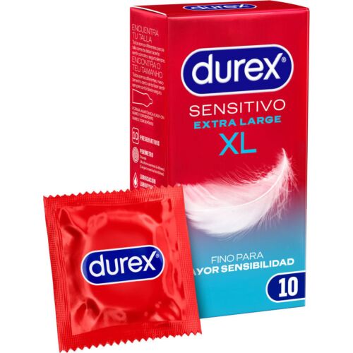 Durex Sensitive XL Kondomer - Tyndere og Større Pasform