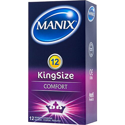 Manix King Size Kondomer 12 Pakke