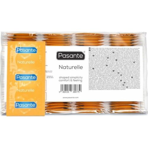 Kondomer Pasante Naturelle - Naturlig følelse med kegleform
