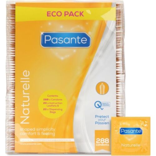 Kondomer Pasante Naturelle 288 Enheder - Ultra Glidende