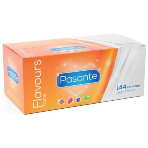 Kondomer Pasante Flavors 144 Enheder - Smagskombinationer