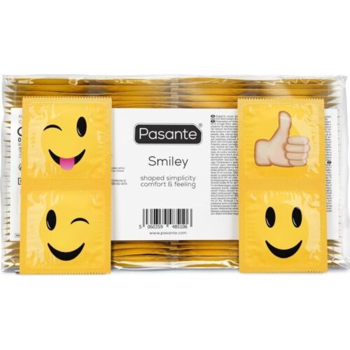 Kondomer Pasante Smiley Bag – 144 Sjove Ansigtstræk