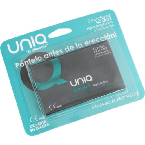 Kondomer UNIQ Smart Latexfrie For-Erektion Kondomer