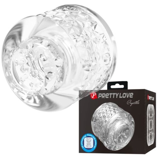 Masturbator Pretty Love Crystle med dobbelt indgangsdesign