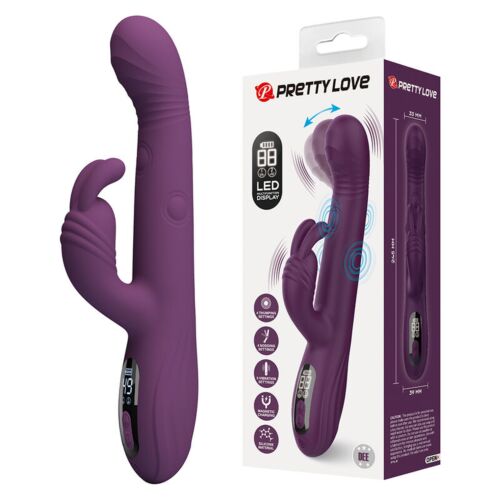 Pretty Love Dee multifunktionel kanin vibrator i lilla