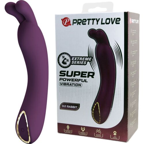 G-punkt Vibrator Pretty Love DJ Rabbit med Dual Stimulation