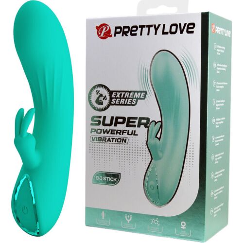 G-punkt Vibrator Pretty Love Flirtation DJ Stick med Klitoris Stimulator