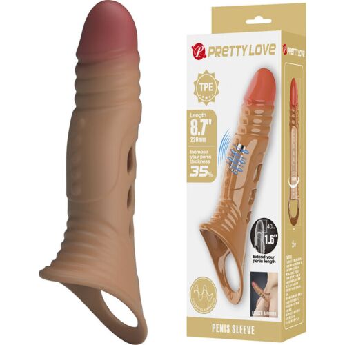 Vibrerende Penis Hylster Pretty Love - Indre Vibrationer