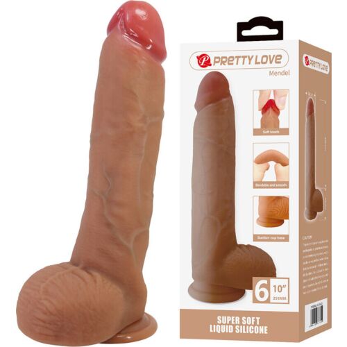Realistisk Dildo Pretty Love Mendel med Sugekopholder