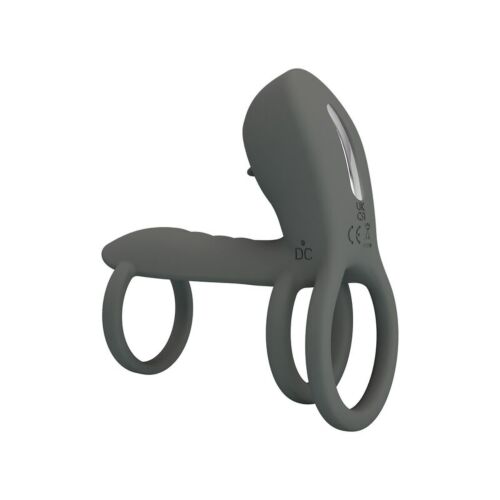 Cockring FOR HIM PRETTY LOVE med dobbelt stimulation