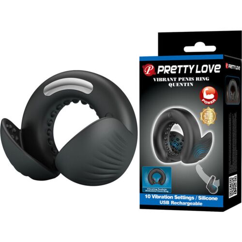 Ring Pretty Love Quentin med testikelstimulator