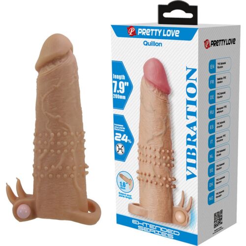 Penis Hylster Pretty Love Quillon med Klitorisstimulator