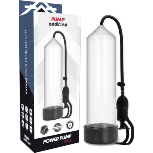 Pump Addicted RX5 Transparent Penis Vækstpumpe