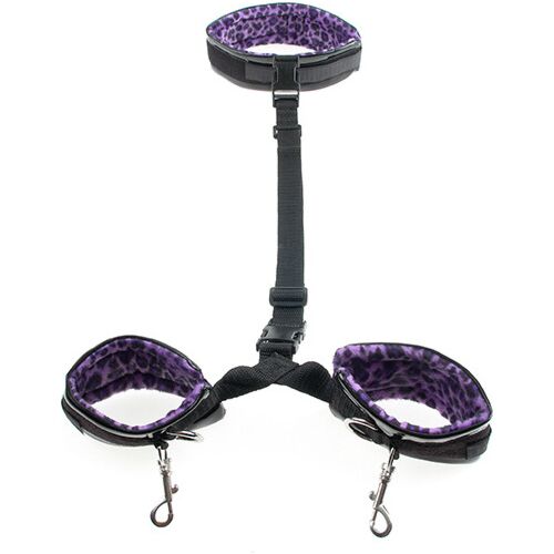 Bondage Sæt Pipedream Purple Cheetah til Alsidige Praksisser