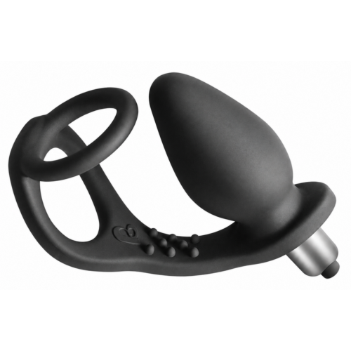 Prostatavibrator ROCKS-OFF RO-ZEN Onyx Black med 7 hastigheder