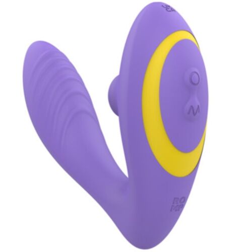 ROMP G-Spot stimulator med klitor suction i lilla