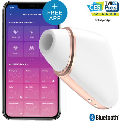 Sugekop Vibrator Satisfyer Love Triangle med App Kontrol