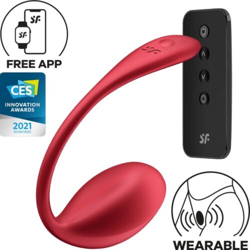 Vibrator SATISFYER Shiny Petal med fjernbetjening