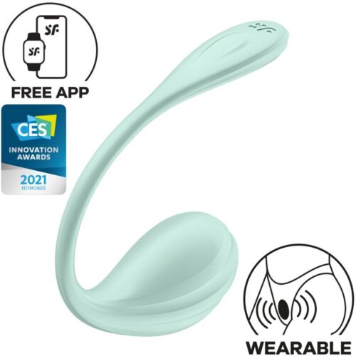G-punkt Stimulator Satisfyer Smooth Petal med Gratis App