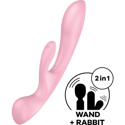 Rabbit Vibrator Satisfyer Triple Oh med 3 Motorer