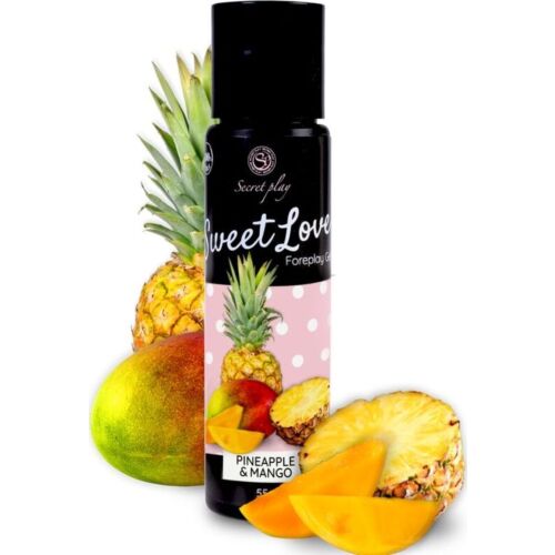 Glidecreme Secretplay Mango & Ananas 60ml - 100% Spiselig