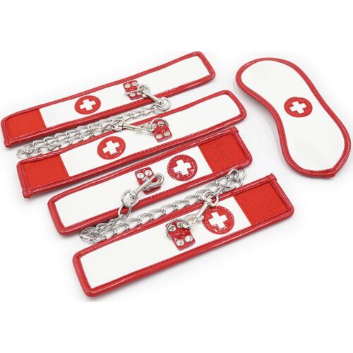 Bondage Sæt OHMAMA FETISH Mini Sygeplejerske med Håndjern