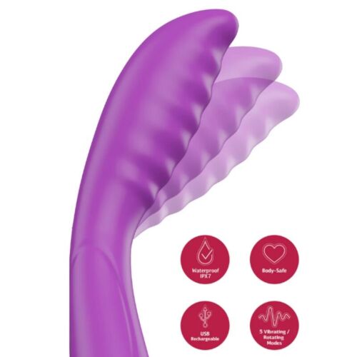 Oplev SHE.E.O Purple G-Punkt Tapping Vibrator