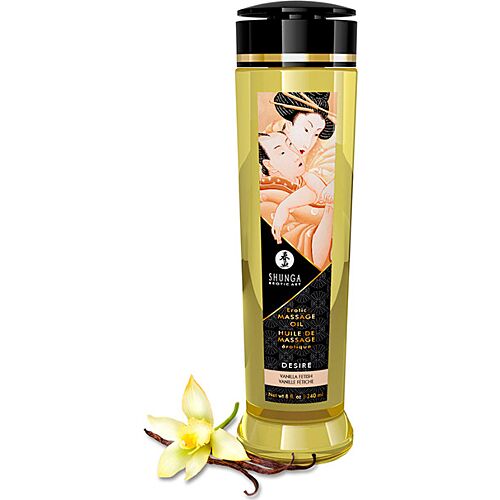 SHUNGA Desire Erotisk Massageolie 240 ml - Aphrodisiakoplevelse