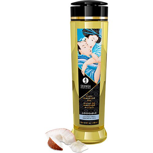 SHUNGA Adorable Erotisk Massage Olie 240 ML - Silkeagtig Fornemmelse