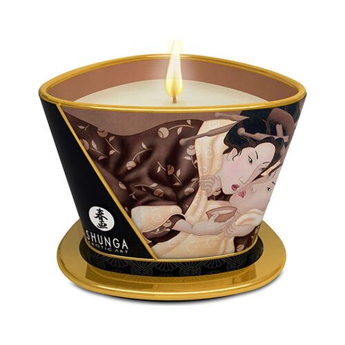 Massage Lys SHUNGA Mini Caress Chokolade Aroma 170 ml