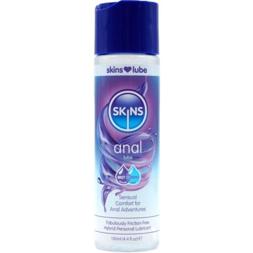 Lubricant SKINS Anal Hybrid 130 ml med unik glidende tekstur
