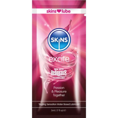 Lubricant SKINS Excite Vandbaseret 5 ml