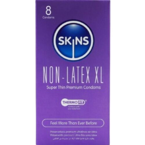 Præservativ SKINS XL - Hypoallergenisk og veganvenlig