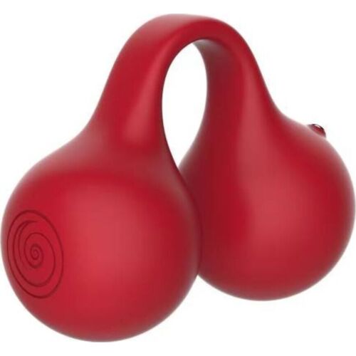 Stimulator SNAIL VIBE Twinn Cherry med Touch Sense Teknologi