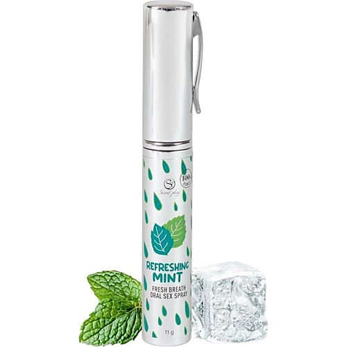 Secretplay Forfriskende Mint Oral Spray til Intim Følelse
